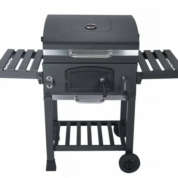 Barbecue a carbonella, Bernard, Nero, 122x65x103,5 cm