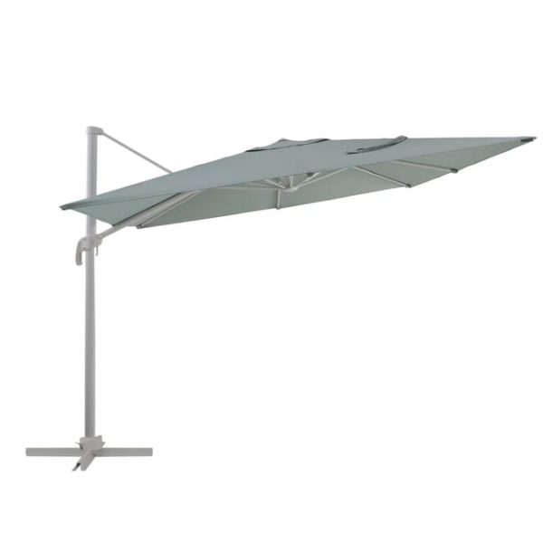 Ombrellone NATERIAL aura 290x290cm bianco/verde salvia